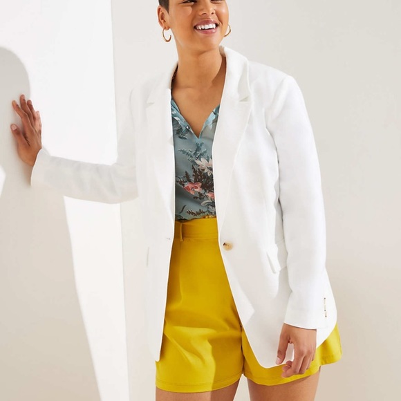 LOFT Jackets & Blazers - NWOT LOFT Plus Textured Long Blazer